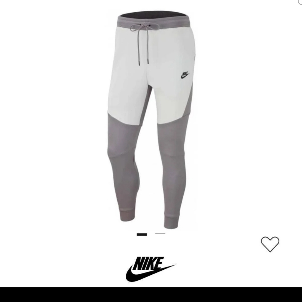 Nike Mens Sm Gray Tech Fleece Joggers